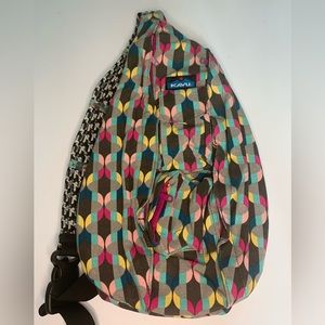 Kavu  Lantern Stripe Rope Bag, Multicolored